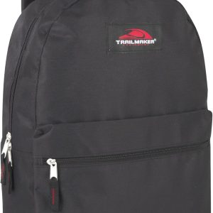 Trail maker Classic 17 Inch Backpack with Adjustable Padded Shoulder Straps